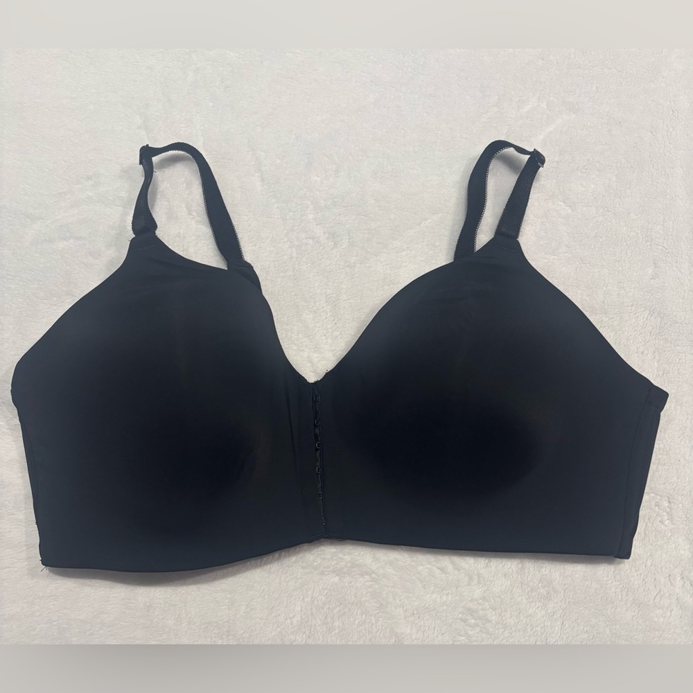 Torrid Black Full Coverage Bra with Adjustable Straps
